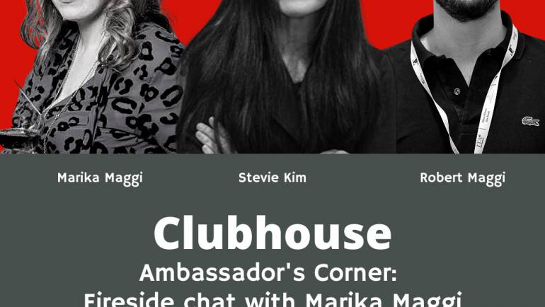 Marika Maggi protagonista a Clubhouse